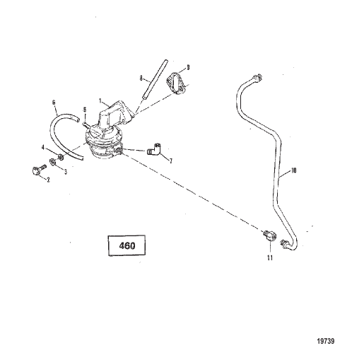Fuel Pump and Fuel Lines (460)
