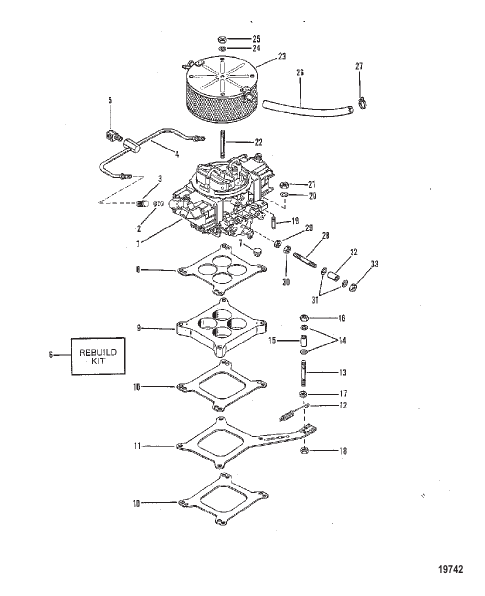 Carburetor and Linkage (440/460)