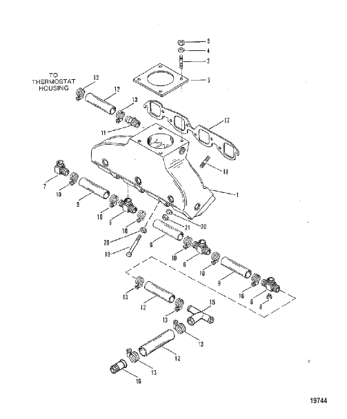 Exhaust Header (440/460)