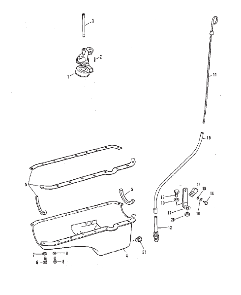 Oil Pan and Oil Pump (460)