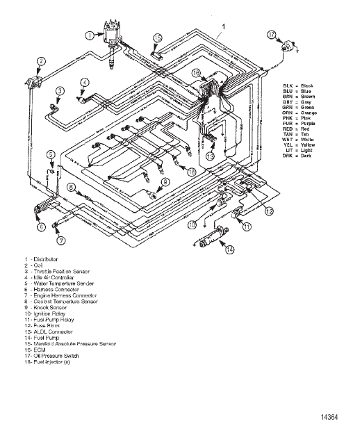 Electrical Components (EFI Wire Harness)