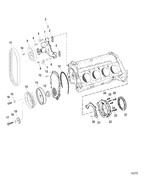 Water Pump And Front Cover