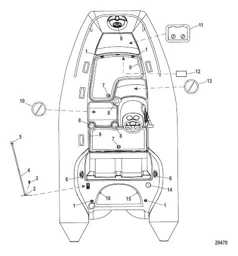 Upper Deck Components (350 Model)