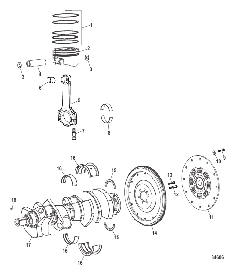 Engine Components (Crankshaft / Pistons / Connecting Rods)
