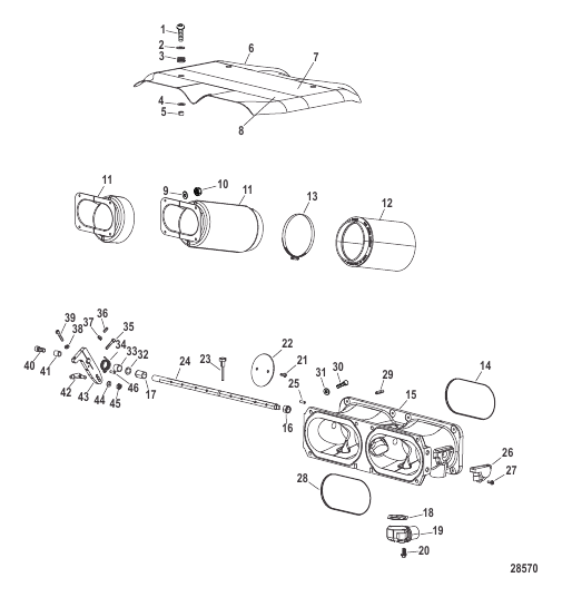 Intake Components (Air Plenum And Flame Arrestor)
