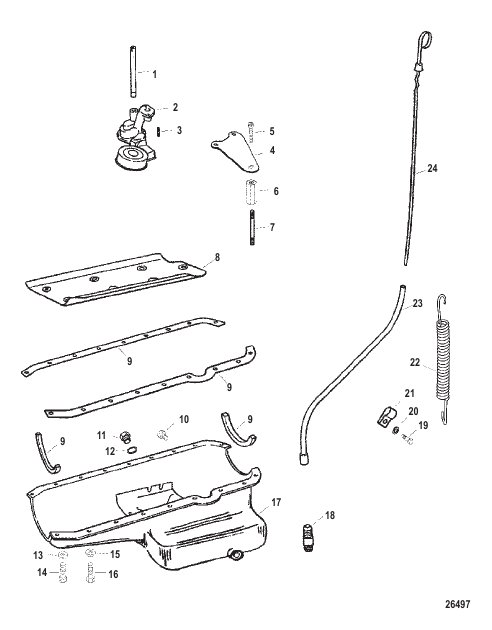 Oil Pan And Oil Pump