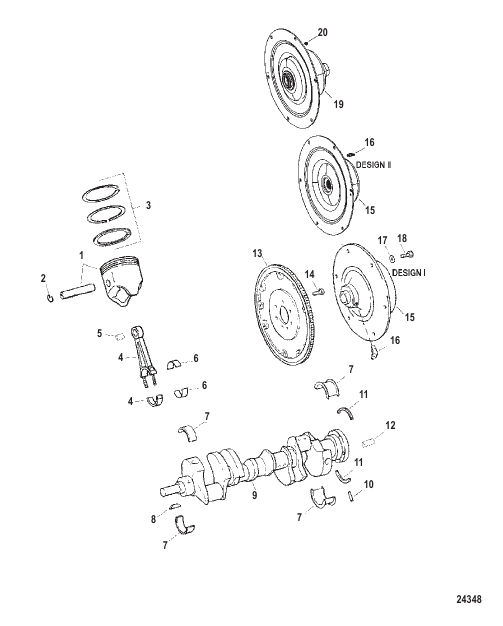 Crankshaft And Piston Assembly