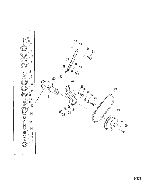 Sea Water Pump Assembly