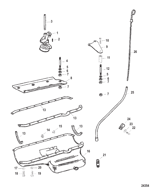 Oil Pan And Oil Pump