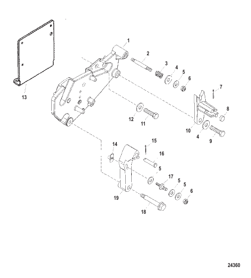 Shift Bracket (Bravo)
