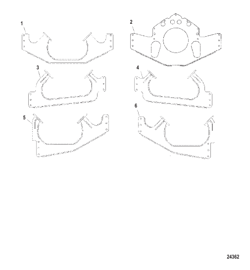 Mount Plates - Engine