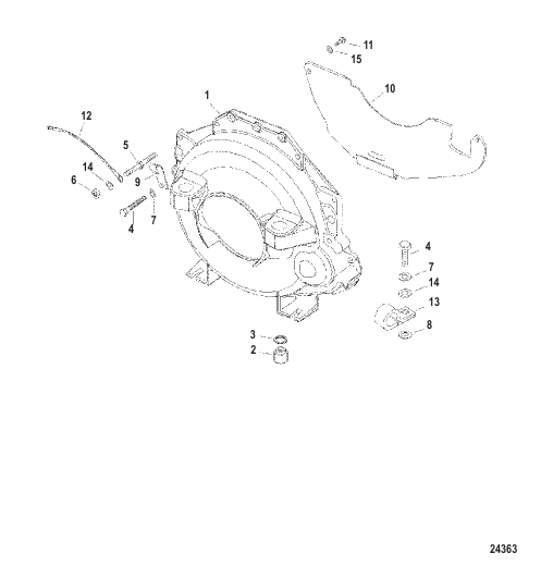 Flywheel Housing (Bravo)