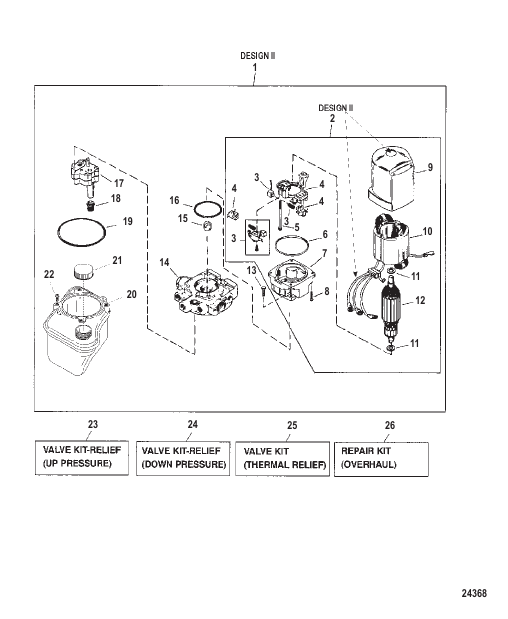 Pump/Motor Assembly (Design II - 14336A25)