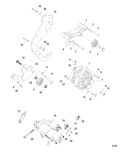 Starter And Alternator Mounting