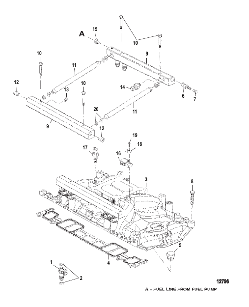 Intake Manifold And Fuel Rails
