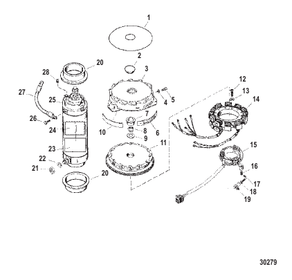 Electrical Components (Flywheel / Starter)