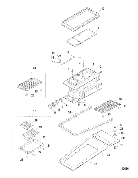 Jet Drive Housing Components