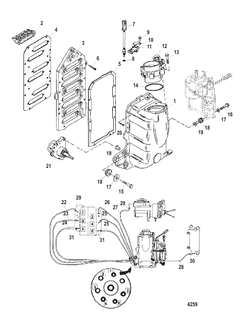 Air Handler Components (Serial Number 0E418534 Thru 0E433689)