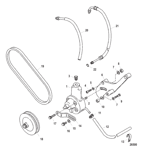 Power-Assisted Steering Pump Assembly