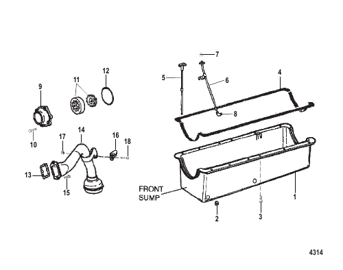Oil Pan and Oil Pump