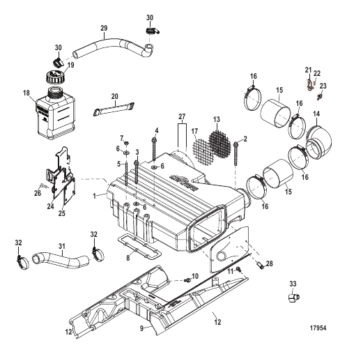 Aftercooler and Intake Manifold