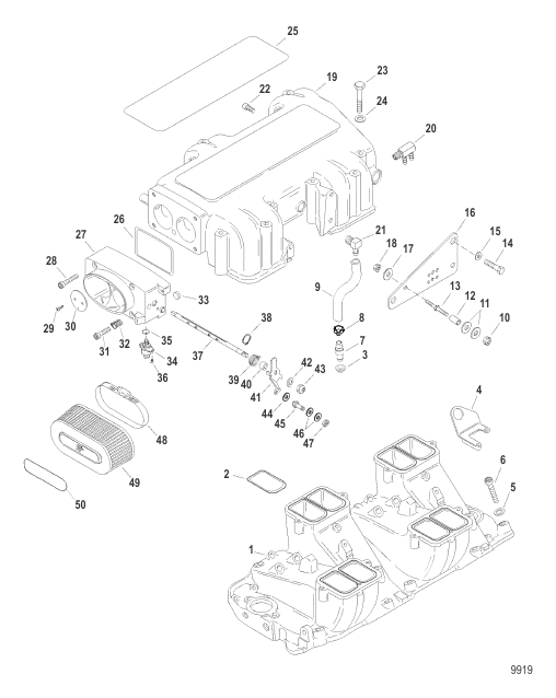 Intake Manifold / Plenum And Components