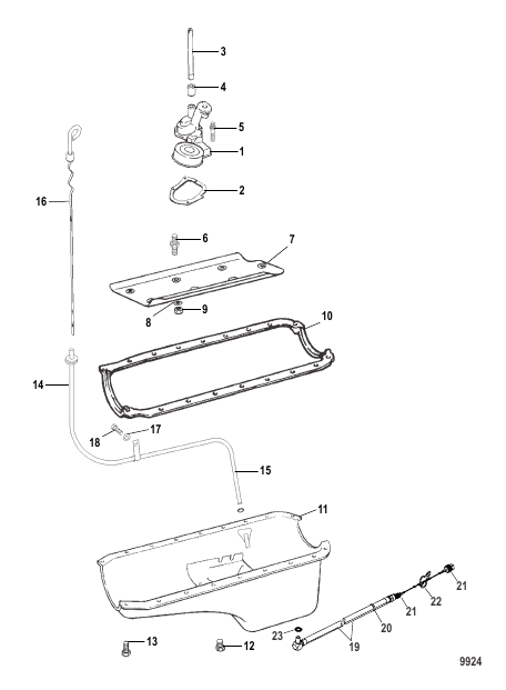 Oil Pan And Oil Pump
