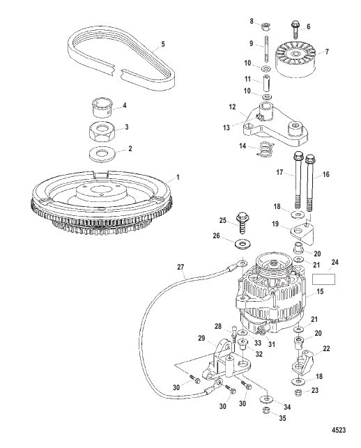 Electrical Components (Flywheel / Alternator)