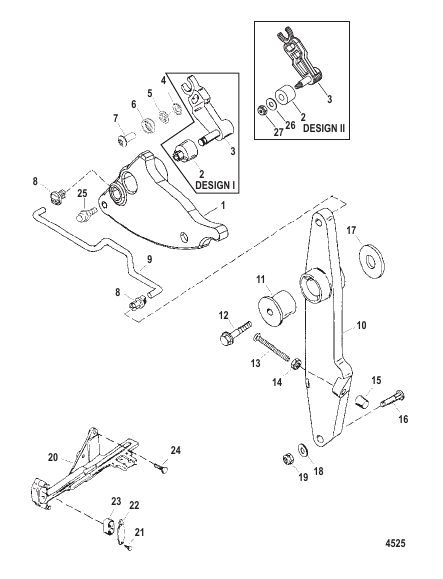 Throttle Lever And Throttle Cam Assembly