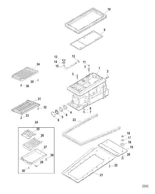 Jet Drive Housing Components