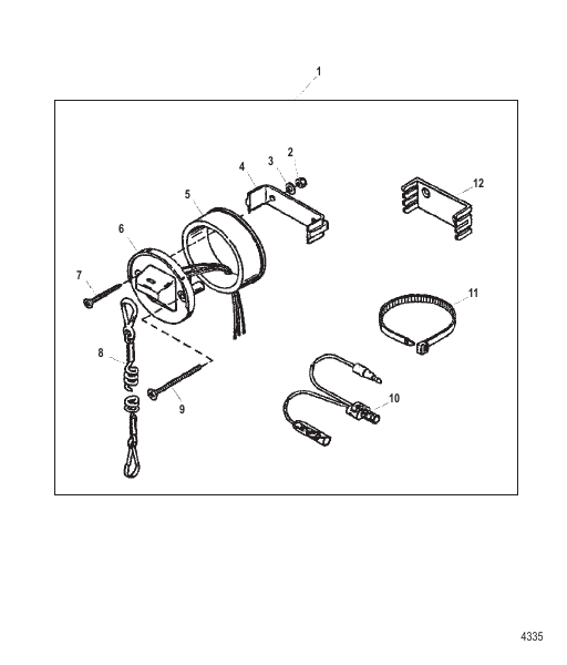 Lanyard Switch Kit (240 EFI Models)