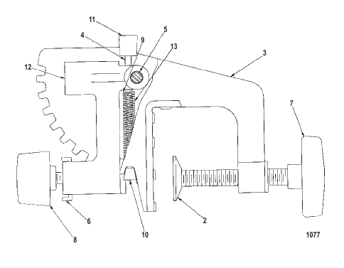 03 Transom (Black) (Without Quik Stow) (MCK300042)