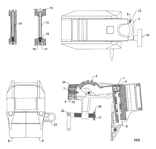 32 Transom (White) (MKM300062)