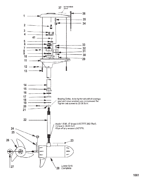 Complete Trolling Motor (Model TE782VP) (24 Volt)