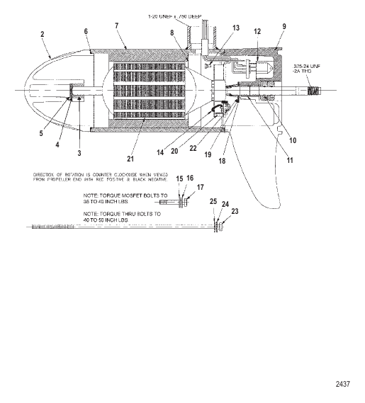 Lower Unit Assembly (50# - Variable) (MTM397032)