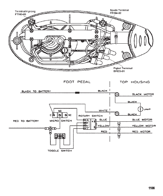 Wire Diagram (Model EF54) (12 Volt)