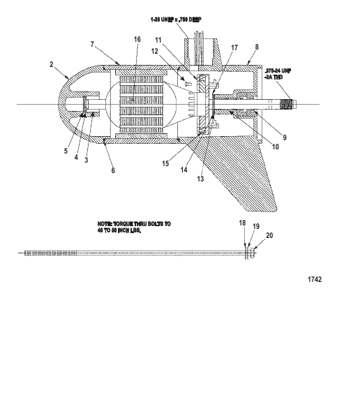 Lower Unit Assembly (30# - 5/2 Speed) (MFF397042)