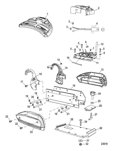 Electrical And Mount Components (Wireless Models)