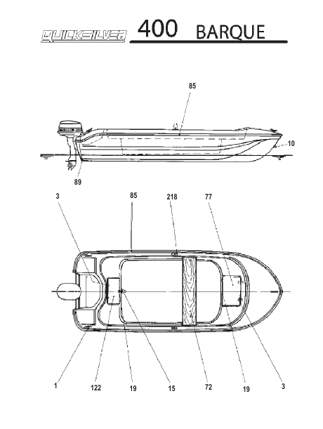 MODEL 400 BARQUE