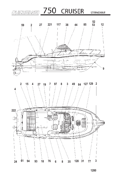 MODEL 750 CRUISER (Sterndrive)