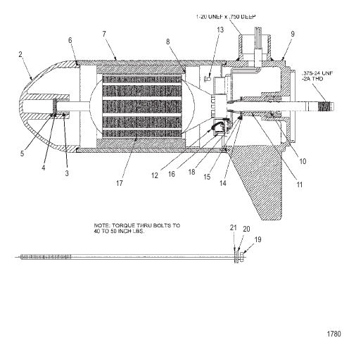 Lower Unit Assembly (45# - 5 Speed) (MDM397062)