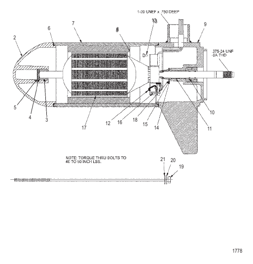Lower Unit Assembly (35# - 5 Speed) (MSM397052)
