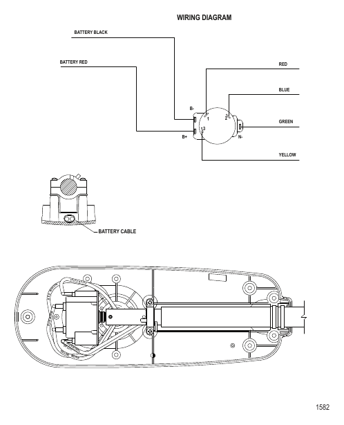 Wire Diagram (Model TT3600) (12 Volt)