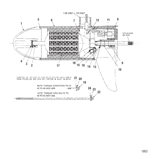 Lower Unit Assembly (54# - Variable) (MCF397182)