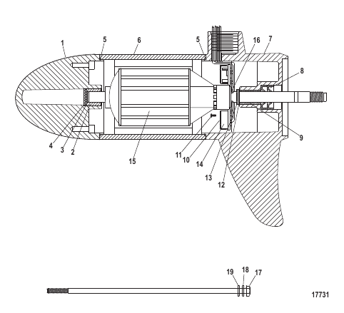 Lower Unit Assembly (30# - 5/2 Speed) (MHM397062)
