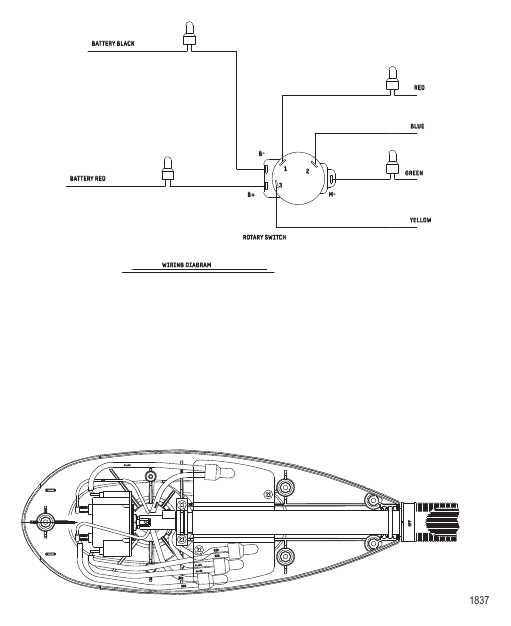 Wire Diagram (Model FW71HB) (Without Quick Connect)
