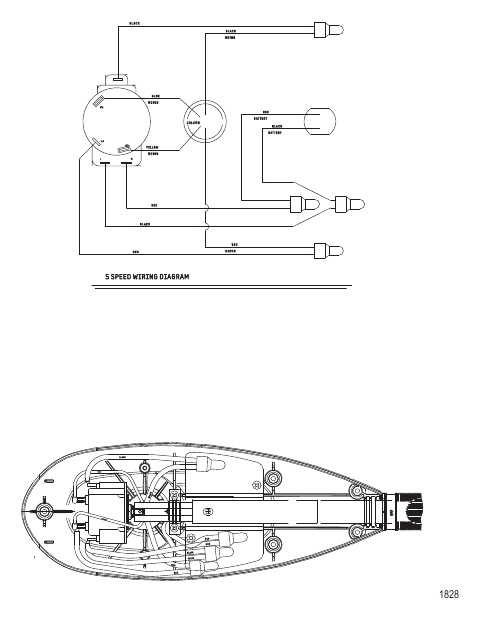 Wire Diagram (Model FW54HP) (Without Quick Connect)