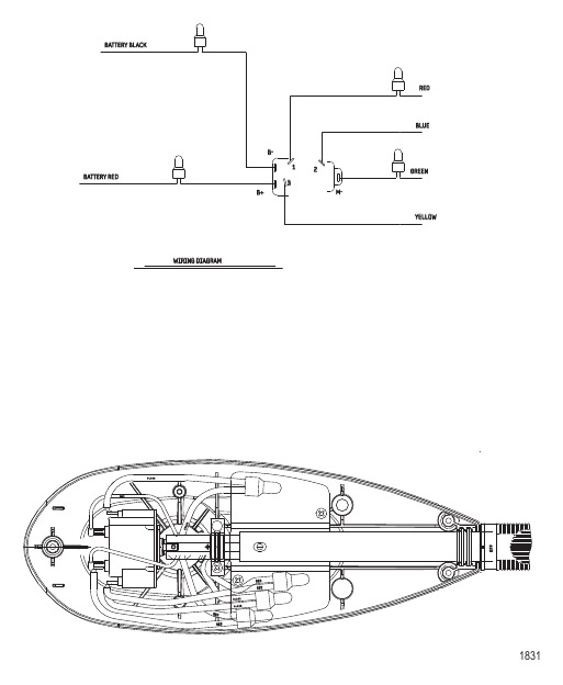 Wire Diagram (Model FW71HP) (Without Quick Connect)