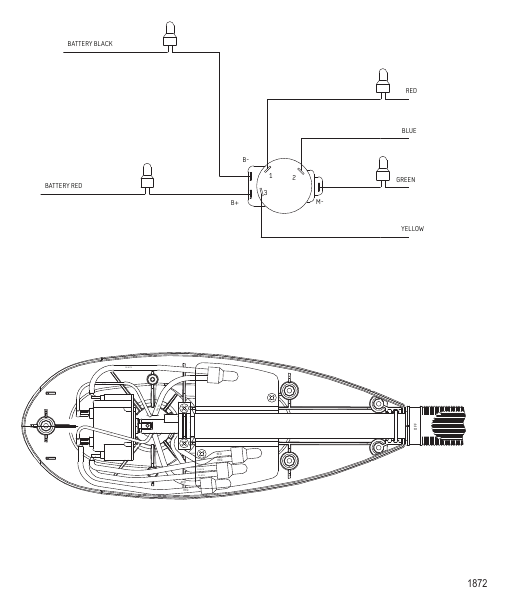 Wire Diagram (Model SW71HB) (Without Quick Connect)