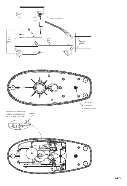 Wire Diagram (Model SWDS54FB / SWDS54FBV)